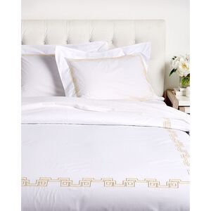 Dea Italian Linens Greek Embroidered Duvet Set
